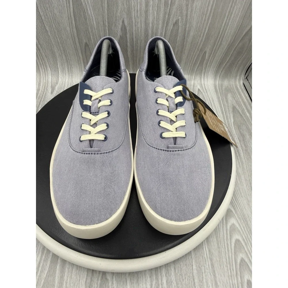 Olukai Tradewind Mens Size 10 Navy Purple Casual Canvas Shoes Lightweight NEW